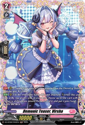 Demonic Teaser, Virsha (FR), DZ-BT08: Knights 0f Rebirth DZ-BT08/FR42EN