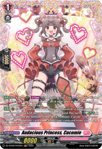 Audacious Princess, Cacomie (FR), DZ-BT08: Knights 0f Rebirth DZ-BT08/FR43EN