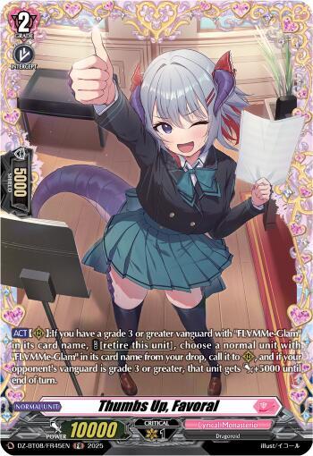 Thumbs Up, Favoral (FR), DZ-BT08: Knights 0f Rebirth DZ-BT08/FR45EN