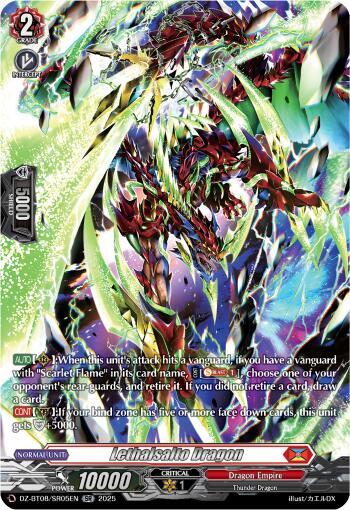 Lethalsalto Dragon (SR), DZ-BT08: Knights 0f Rebirth DZ-BT08/SR05EN