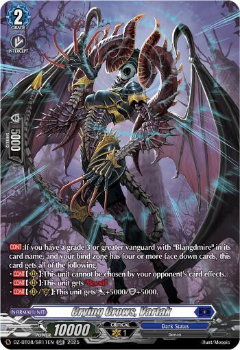 Crying Crows, Vartak (SR), DZ-BT08: Knights 0f Rebirth DZ-BT08/SR11EN