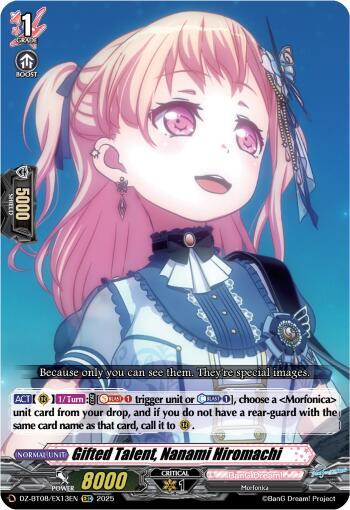 Gifted Talent, Nanami Hiromachi, DZ-BT08: Knights 0f Rebirth DZ-BT08/EX13EN