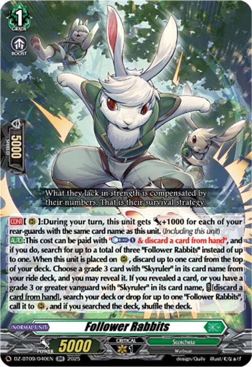 Follower Rabbits, DZ-BT09: Super Brave Detonation DZ-BT09/040EN
