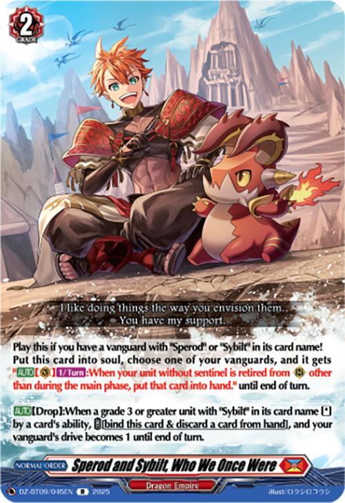 Sperod and Sybilt, Who We Once Were, DZ-BT09: Super Brave Detonation DZ-BT09/045EN