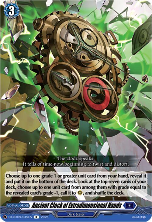 Ancient Clock of Extradimensional Hands, DZ-BT09: Super Brave Detonation DZ-BT09/049EN