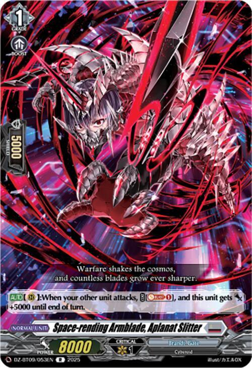Space-rending Armblade, Aplanat Slitter, DZ-BT09: Super Brave Detonation DZ-BT09/053EN