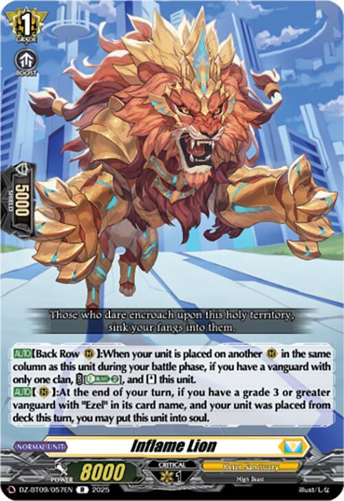 Inflame Lion, DZ-BT09: Super Brave Detonation DZ-BT09/057EN