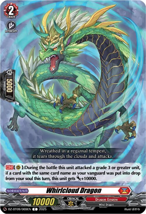 Whirlcloud Dragon, DZ-BT09: Super Brave Detonation DZ-BT09/069EN