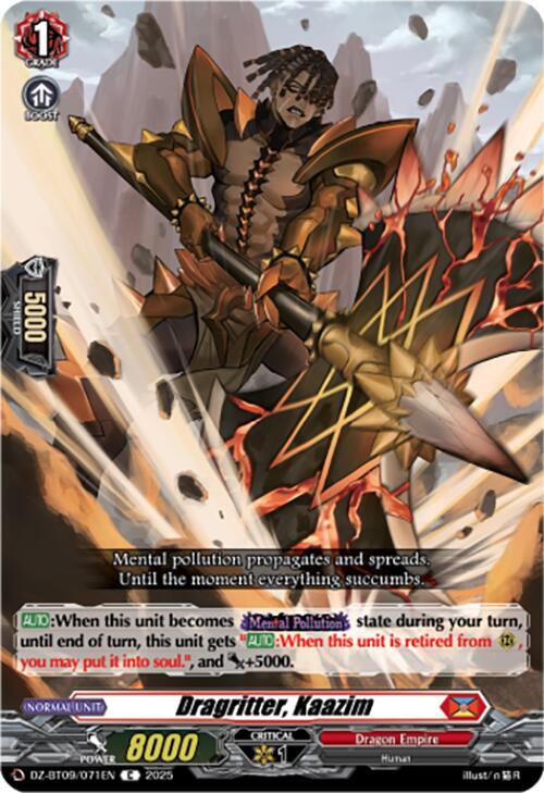 Dragritter, Kaazim, DZ-BT09: Super Brave Detonation DZ-BT09/071EN