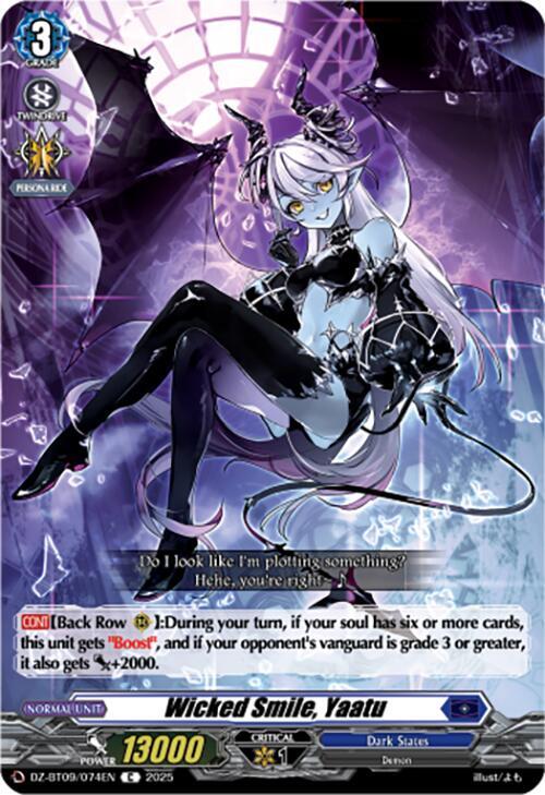 Wicked Smile, Yaatu, DZ-BT09: Super Brave Detonation DZ-BT09/074EN