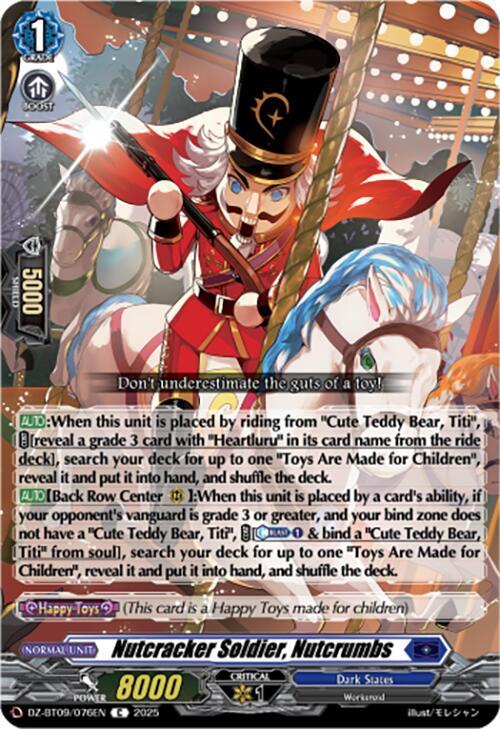 Nutcracker Soldier, Nutcrumbs, DZ-BT09: Super Brave Detonation DZ-BT09/076EN