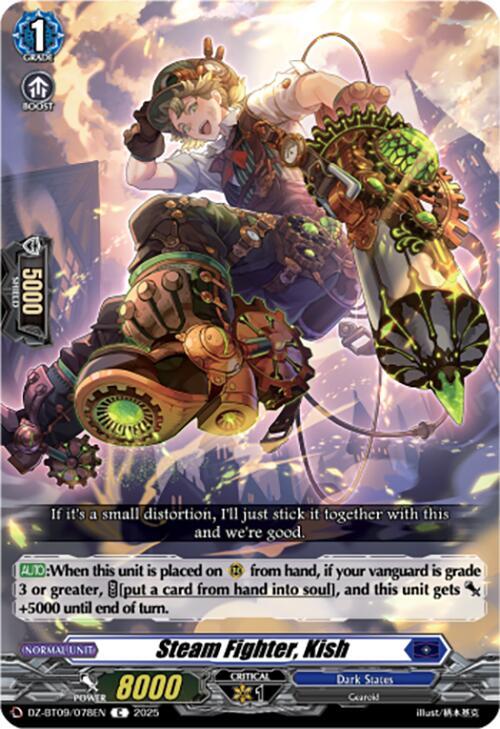Steam Fighter, Kish, DZ-BT09: Super Brave Detonation DZ-BT09/078EN