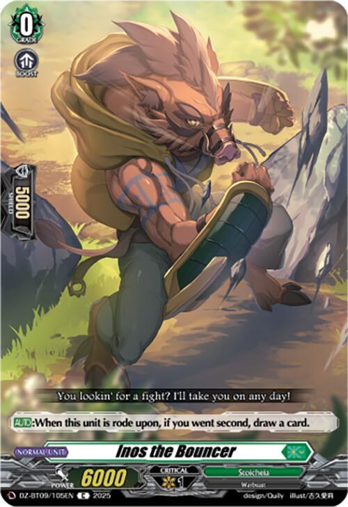 Inos the Bouncer, DZ-BT09: Super Brave Detonation DZ-BT09/105EN