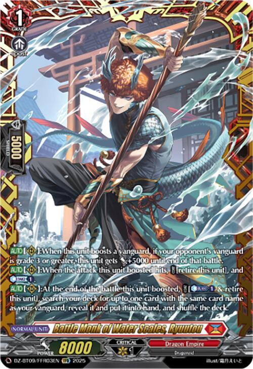 Battle Monk of Water Scales, Ryuutou (FFR), DZ-BT09: Super Brave Detonation DZ-BT09/FFR03EN
