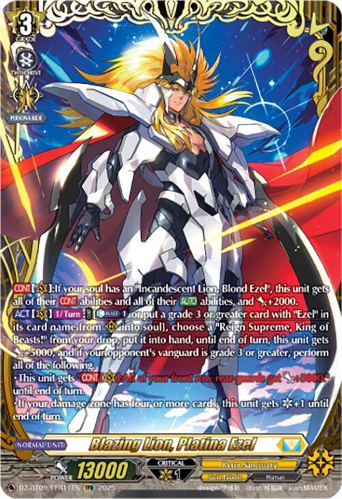 Blazing Lion, Platina Ezel (FFR), DZ-BT09: Super Brave Detonation DZ-BT09/FFR11EN