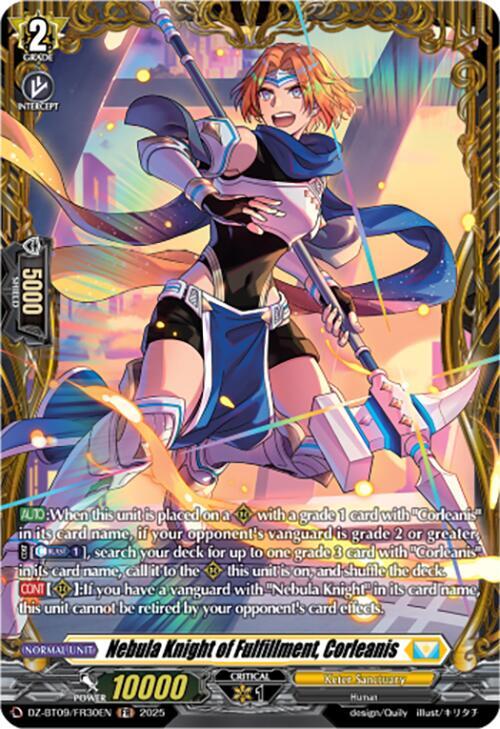 Nebula Knight of Fulfillment, Corleanis (FR), DZ-BT09: Super Brave Detonation DZ-BT09/FR30EN