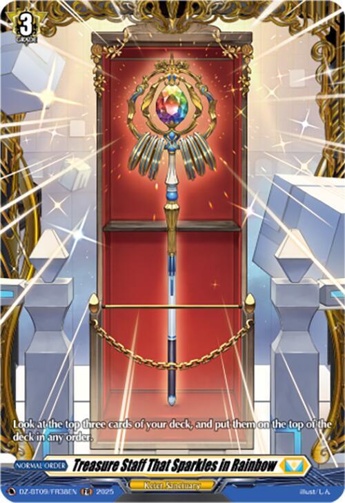 Treasure Staff That Sparkles in Rainbow (FR), DZ-BT09: Super Brave Detonation DZ-BT09/FR38EN