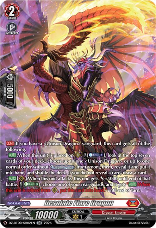 Desolate Flare Dragon (SR), DZ-BT09: Super Brave Detonation DZ-BT09/SR02EN