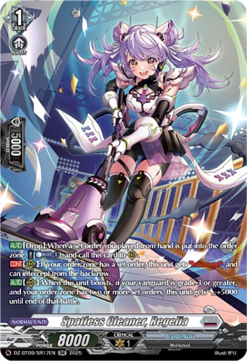 Spatless Cleaner, Regelia (SR), DZ-BT09: Super Brave Detonation DZ-BT09/SR17EN