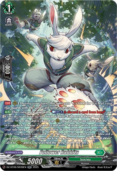 Follower Rabbits (SR), DZ-BT09: Super Brave Detonation DZ-BT09/SR39EN