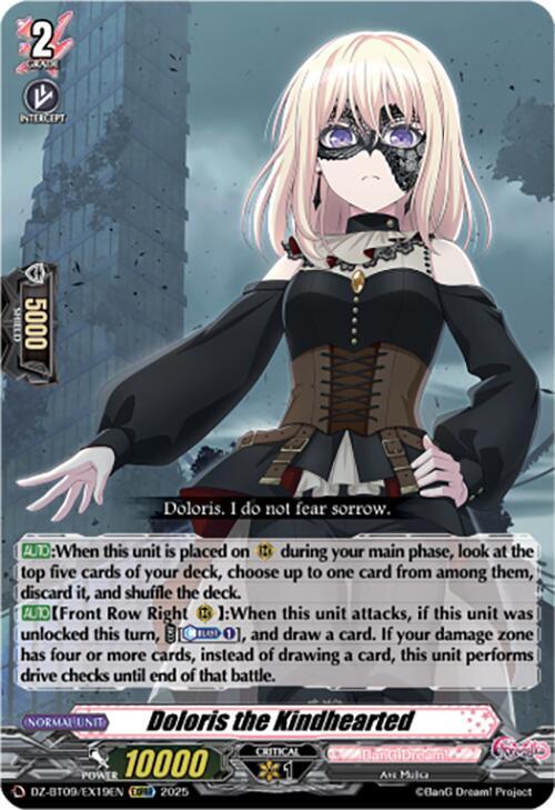 Doloris the Kindhearted (EXRRR), DZ-BT09: Super Brave Detonation DZ-BT09/EX19EN