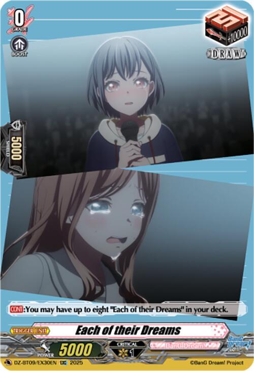 Each of their Dreams (EXC), DZ-BT09: Super Brave Detonation DZ-BT09/EX30EN