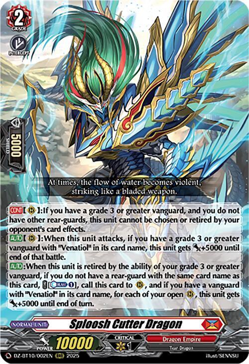 Sploosh Cutter Dragon, DZ-BT10: Dragonsoul Resonance DZ-BT10/002EN