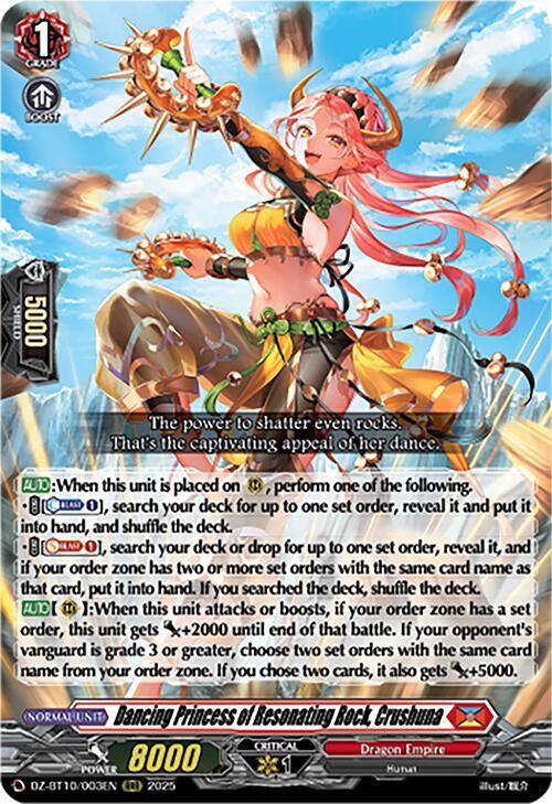 Dancing Princess of Resonating Rock, Crushuna, DZ-BT10: Dragonsoul Resonance DZ-BT10/003EN