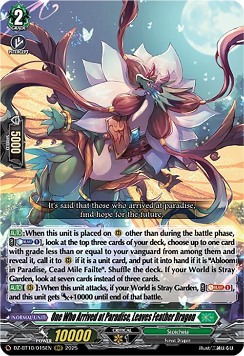 One Who Arrived at Paradise, Leaves Feather Dragon, DZ-BT10: Dragonsoul Resonance DZ-BT10/015EN
