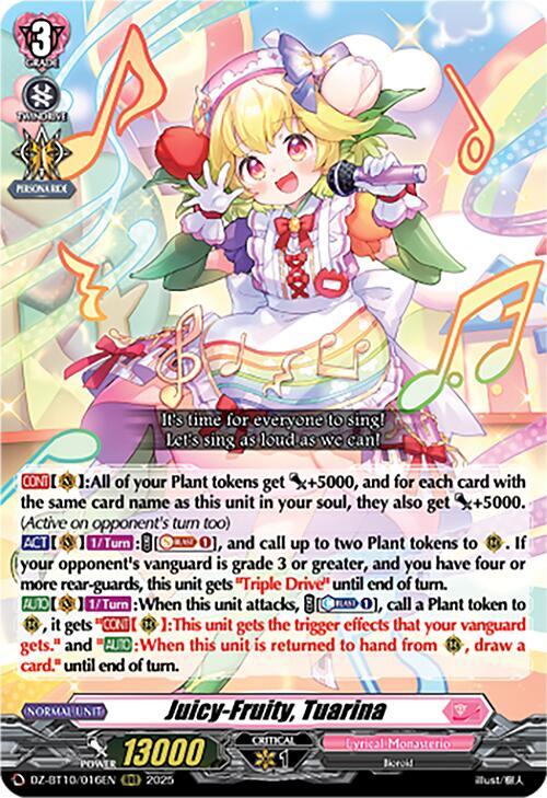 Juicy-Fruity, Tuarina, DZ-BT10: Dragonsoul Resonance DZ-BT10/016EN