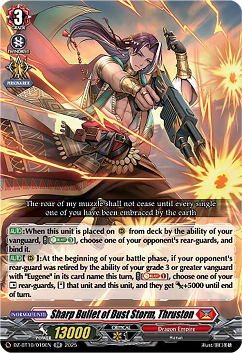 Sharp Bullet of Dust Storm, Thruston, DZ-BT10: Dragonsoul Resonance DZ-BT10/019EN