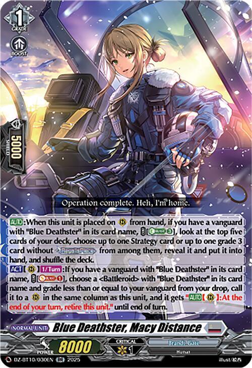 Blue Deathster, Macy Distance, DZ-BT10: Dragonsoul Resonance DZ-BT10/030EN