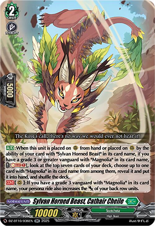 Sylvan Horned Beast, Cathair Cheile, DZ-BT10: Dragonsoul Resonance DZ-BT10/036EN