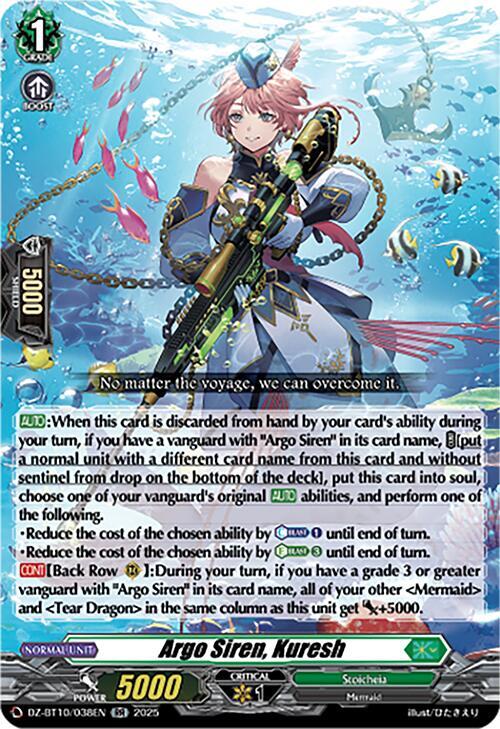 Argo Siren, Kuresh, DZ-BT10: Dragonsoul Resonance DZ-BT10/038EN