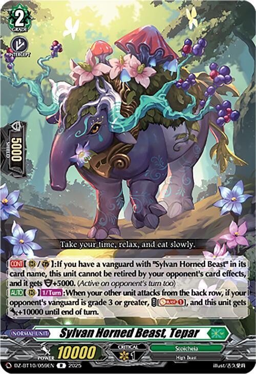 Sylvan Horned Beast, Tepar, DZ-BT10: Dragonsoul Resonance DZ-BT10/059EN