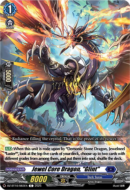 Jewel Core Dragon, "Glint", DZ-BT10: Dragonsoul Resonance DZ-BT10/083EN