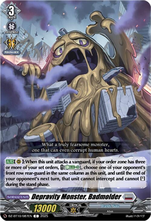 Depravity Monster, Badmolder, DZ-BT10: Dragonsoul Resonance DZ-BT10/087EN