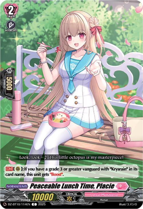 Peaceable Lunch Time, Placie, DZ-BT10: Dragonsoul Resonance DZ-BT10/114EN