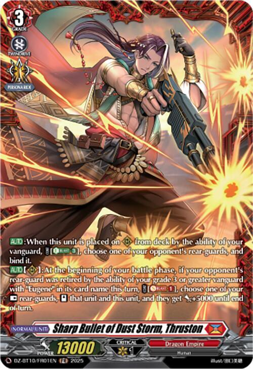 Sharp Bullet of Dust Storm, Thruston (FR), DZ-BT10: Dragonsoul Resonance DZ-BT10/FR01EN