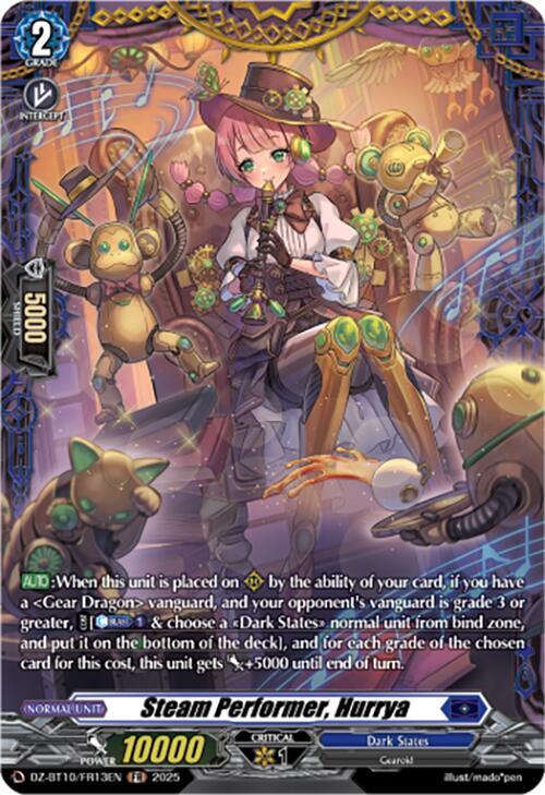 Steam Performer, Hurrya (FR), DZ-BT10: Dragonsoul Resonance DZ-BT10/FR13EN
