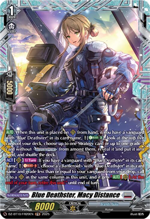 Blue Deathster, Macy Distance (FR), DZ-BT10: Dragonsoul Resonance DZ-BT10/FR20EN