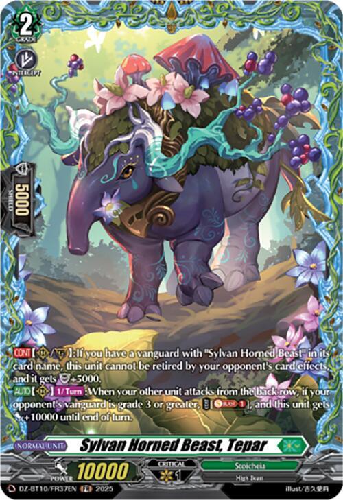 Sylvan Horned Beast, Tepar (FR), DZ-BT10: Dragonsoul Resonance DZ-BT10/FR37EN