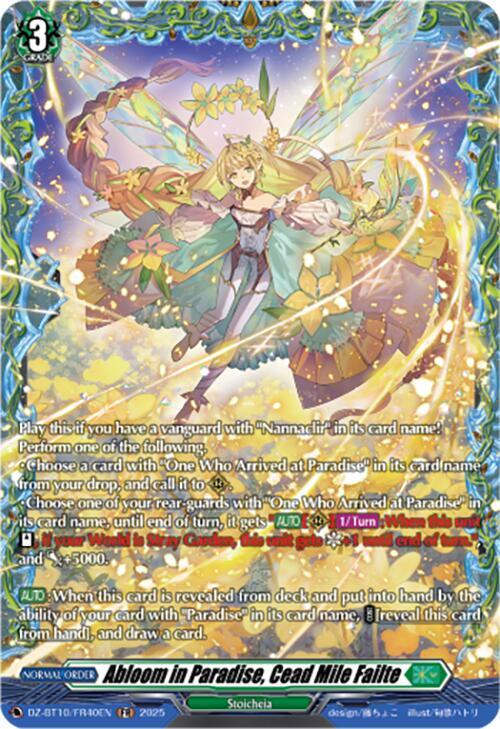 Abloom in Paradise, Cead Mile Failte (FR), DZ-BT10: Dragonsoul Resonance DZ-BT10/FR40EN