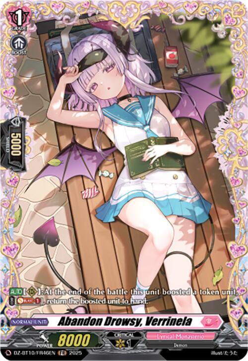 Abandon Drowsy, Verrinela (FR), DZ-BT10: Dragonsoul Resonance DZ-BT10/FR46EN