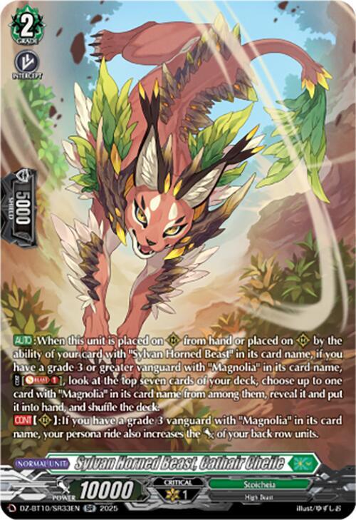Sylvan Horned Beast, Cathair Cheile (SR), DZ-BT10: Dragonsoul Resonance DZ-BT10/SR33EN