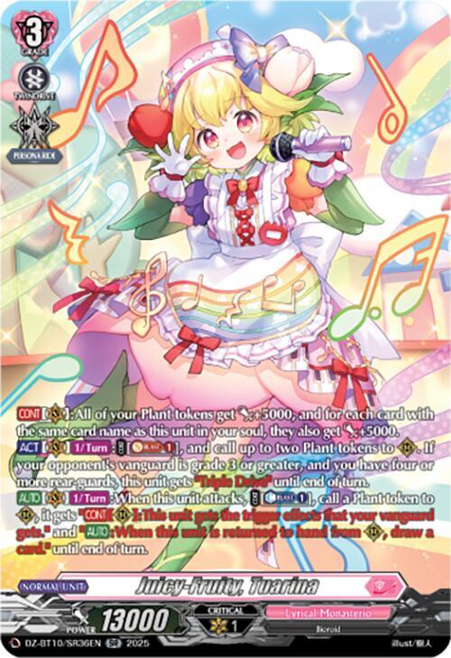 Juicy-Fruity, Tuarina (SR), DZ-BT10: Dragonsoul Resonance DZ-BT10/SR36EN