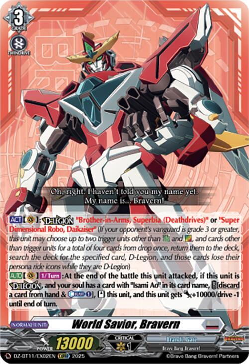 World Savior, Bravern, DZ-BT11: Symphony of Might & Bloom DZ-BT11/EX02EN
