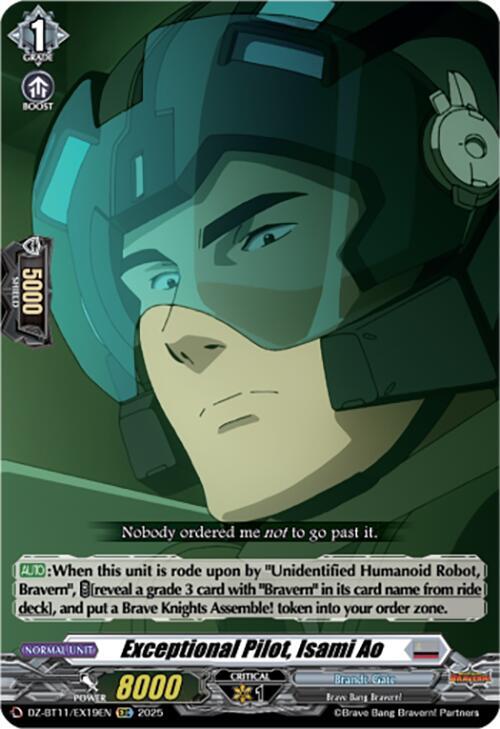 Exceptional Pilot, Isami Ao, DZ-BT11: Symphony of Might & Bloom DZ-BT11/EX19EN