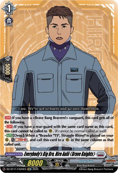 Everybody's Big Bro, Hiro Aulii (Brave Knights), DZ-BT11: Symphony of Might & Bloom DZ-BT11/EX20EN