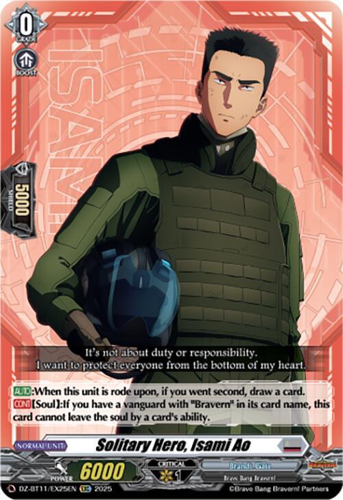 Solitary Hero, Isami Ao, DZ-BT11: Symphony of Might & Bloom DZ-BT11/EX25EN